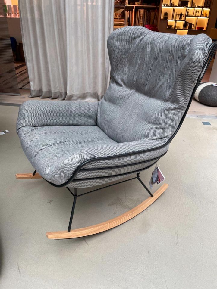 Leyasol Rocking Wingback Chair von Freifrau Schaukelstuhl Outdoor